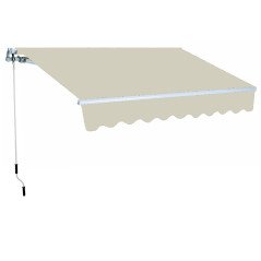 Tenda a Bracci Barra Quadra da Sole 200x300 cm Avvolgibile
