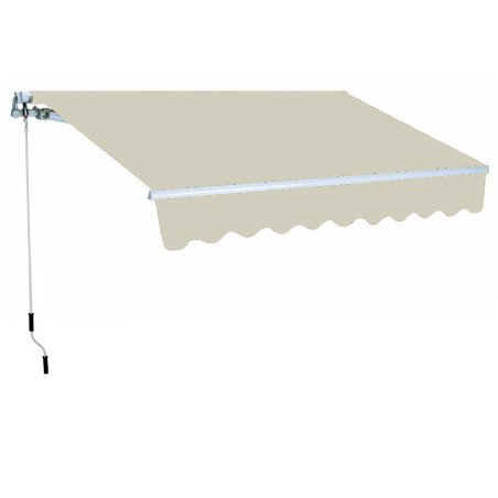 Tenda a Bracci Barra Quadra da Sole 200x300 cm Avvolgibile