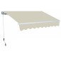 Tenda a Bracci Barra Quadra da Sole 200x300 cm Avvolgibile