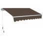 Tenda a Bracci Barra Quadra da Sole 200x300 cm Avvolgibile