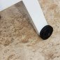 Lettino Prendisole con Ruote in Alluminio da Giardino Spiaggia Mare e Piscina
