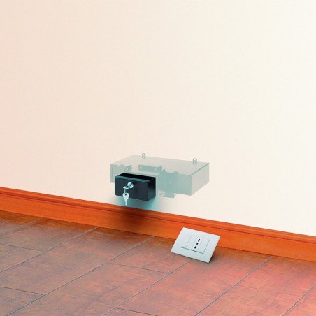 Cassaforte a Muro Invisibile e Nascosta con 3 Cassetti Di Sicurezza