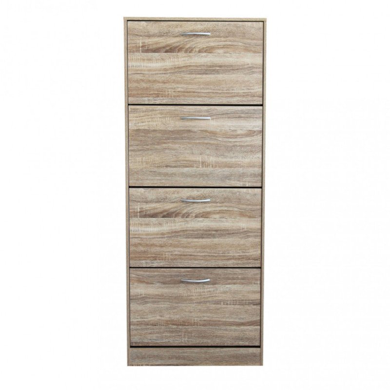 Scarpiera Da Parete Salvaspazio Gecheer – Modulare, Con Ripiani Ribaltabili, Vari Colori E Misure - 2