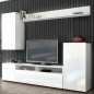 Parete Attrezzata Tv Sospesa a Muro Design Moderno per Soggiorno
