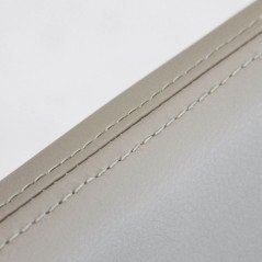 Sedia in Ecopelle Moderna di Design Impilabile Elegante Rivestite