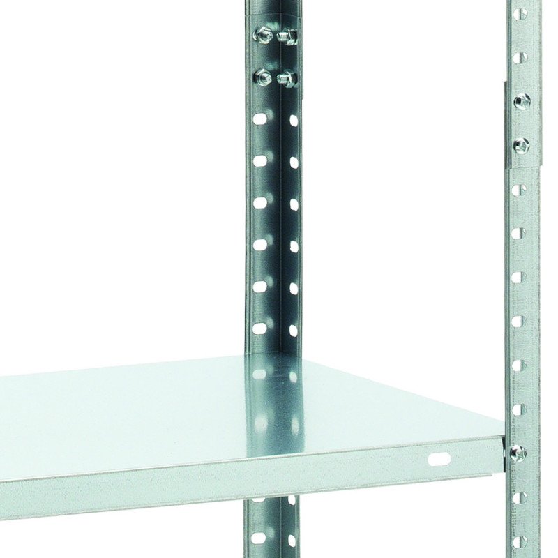 Scaffale In Metallo NG NICCOLAI - 5 Ripiani, 100x30x187 Cm, Portata 45-50 Kg Per Ripiano, Montaggio A Bulloni - Foto 2