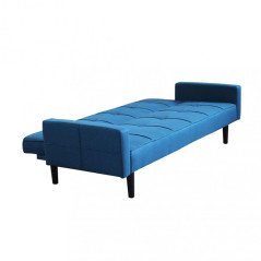 Divano Letto 3 Posti con Schienale Reclinabile Clic Clac con Braccioli