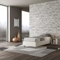 Letto Singolo Senza Testiera con Contenitore in Similpelle 80 x 190