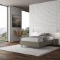 Letto 1 Piazza e Mezzo 120x200 Lungo Moderno con Contenitore