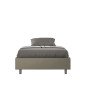 Letto 1 Piazza e Mezzo 120x200 Lungo Moderno con Contenitore