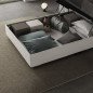 Letto Alla Francese Con Contenitore 140x190 Ecopelle Moderno