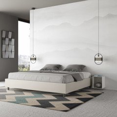 Letto Contenitore King Size 180x200 cm Moderno Senza Testata