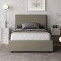 Letto 120x200 con Contenitore 1 Piazza e Mezzo Design Moderno