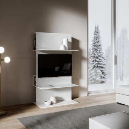 Mobile Tv Piccolo Scaffale Libreria Design Moderno per Piccoli Spazi
