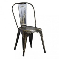 Stock 20 Sedie in Ferro Stile Industriale Tolix Vintage per Bar e Ristorante