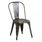 Stock 20 Sedie in Ferro Stile Industriale Tolix Vintage per Bar e Ristorante