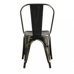 Stock 20 Sedie in Ferro Stile Industriale Tolix Vintage per Bar e Ristorante