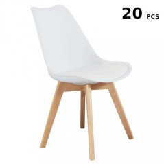 Stock 20 Sedie Nordiche Legno Design Scandinavo Moderne per Ristoranti