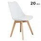 Stock 20 Sedie Nordiche Legno Design Scandinavo Moderne per Ristoranti