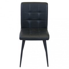 Set 4 Sedie Ecopelle Imbottite Moderne per Soggiorno e Cucina