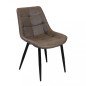 4 Sedie Ecopelle Imbottite Moderne per Sala da Pranzo e Soggiorno