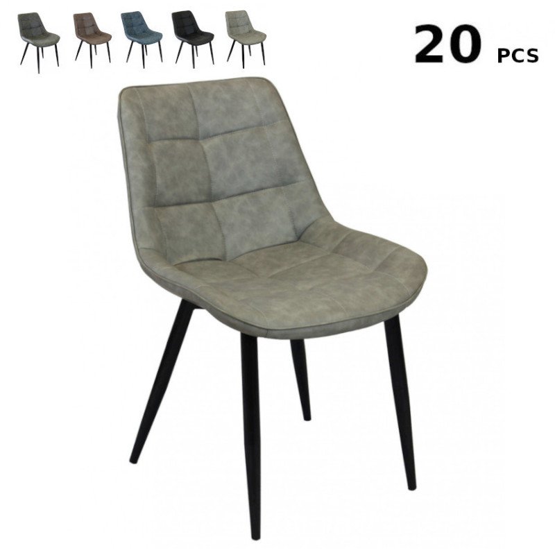 Sedie in Stock 20 Poltroncine Similpelle Imbottite per Ristoranti e Pub