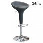 16 Sgabelli Stock Eleganti Ecopelle Alti da Bar Girevoli Design