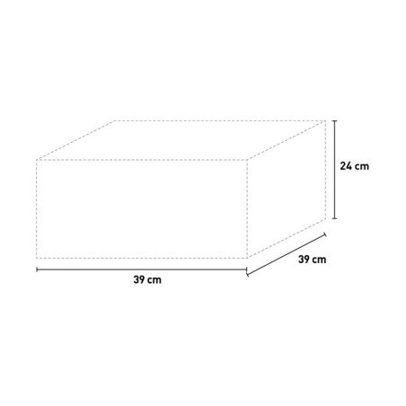 Pilozzo Sospeso da Parete In Resina Piccolo 39x39 cm Idrower