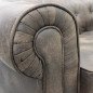 Divano 2 Posti Chesterfield Ecopelle 150 cm Stile Vintage Shabby