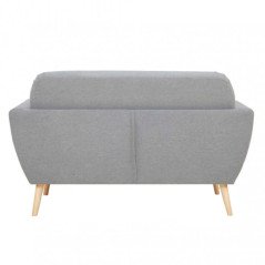 Divanetto Stile Nordico 2 Posti Design Scandinavo in Tessuto da 150 cm