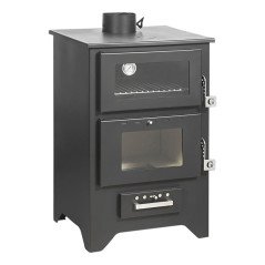 Stufa a Legna con Forno e Piano Cottura MG450 Scalda 100 mq di Superficie