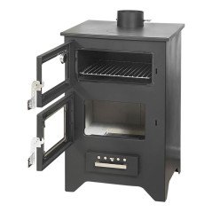 Stufa a Legna con Forno e Piano Cottura MG450 Scalda 100 mq di Superficie