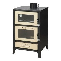 Stufa a Legna con Forno Grande per Pizza e Piano Cottura 150 mq MG500