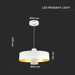 Lampadario Sospensione Led Design Elegante e Raffinato