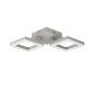 Plafoniera Led Quadrati Design Moderno Elegante 14W da Soffitto