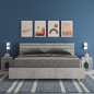 Letto Contenitore Matrimoniale Moderno 160 x 190 in Legno Design