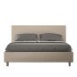 Letto Matrimoniale con Testata Alta in Ecopelle 160x190 Moderno