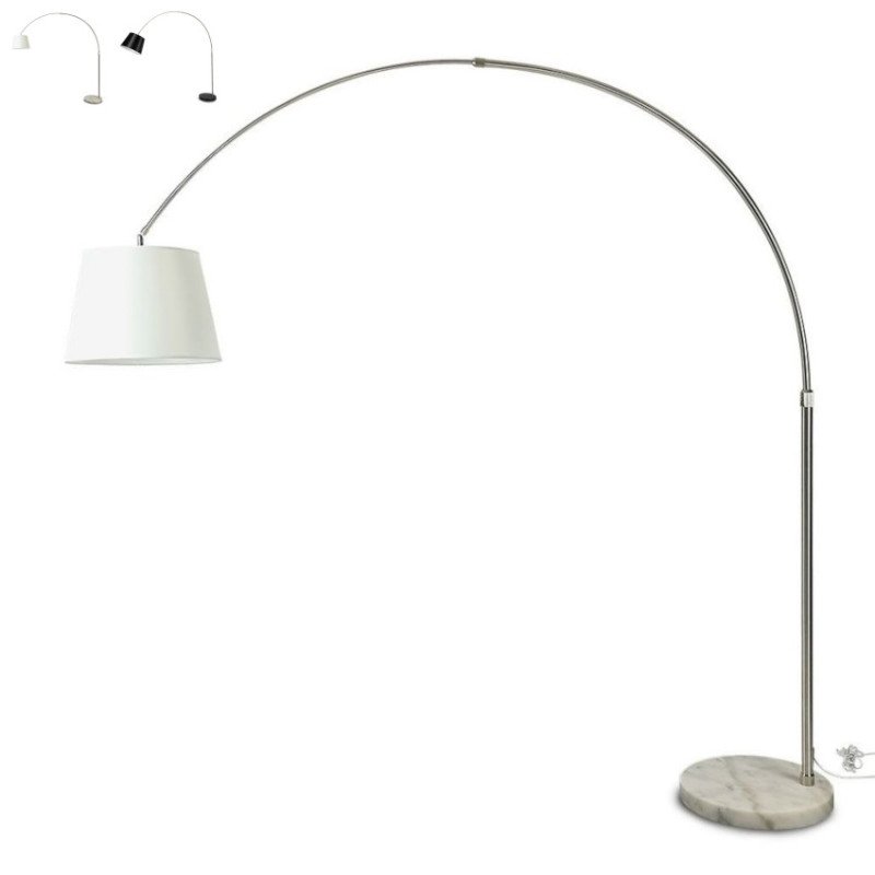 Lampada da Terra Moderna E27 Portalampada Orientabile Design